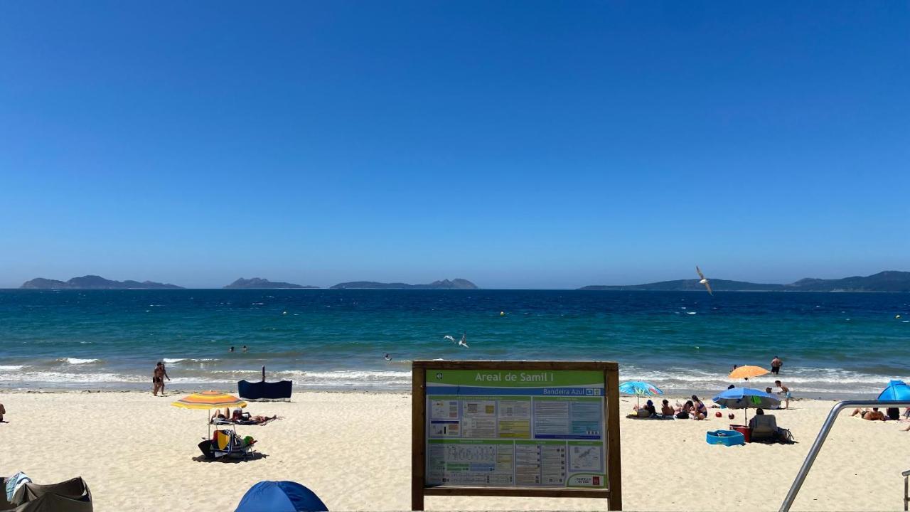 Apartament Apartamento Playa Samil Vigo Zewnętrze zdjęcie